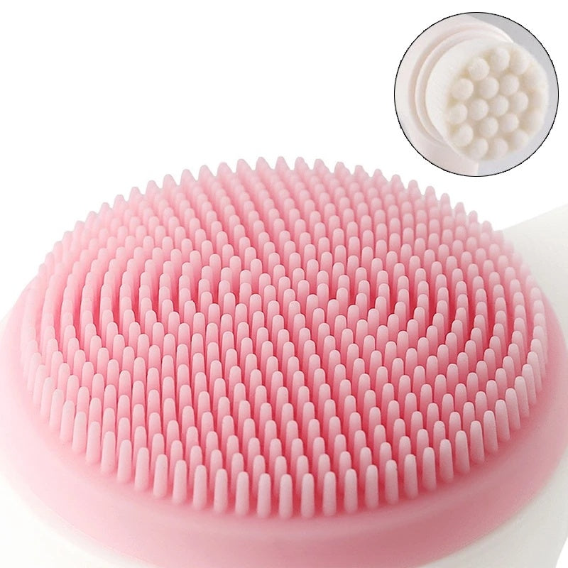 Double-sided Silicone Skin Care Tool Facial Cleanser Brush Face Cleaning Vibration Facial Massage Washing Product Double-sided Silicone Skin Care Tool Facial Cleanser Brush Face Cleaning Vibration Facial Massage Washing Product